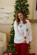 Mud Pie Christmas Sparkle Sweatshirt