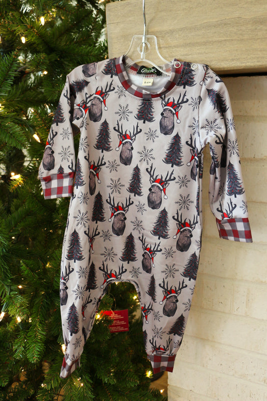 Baby Deer Christmas Romper