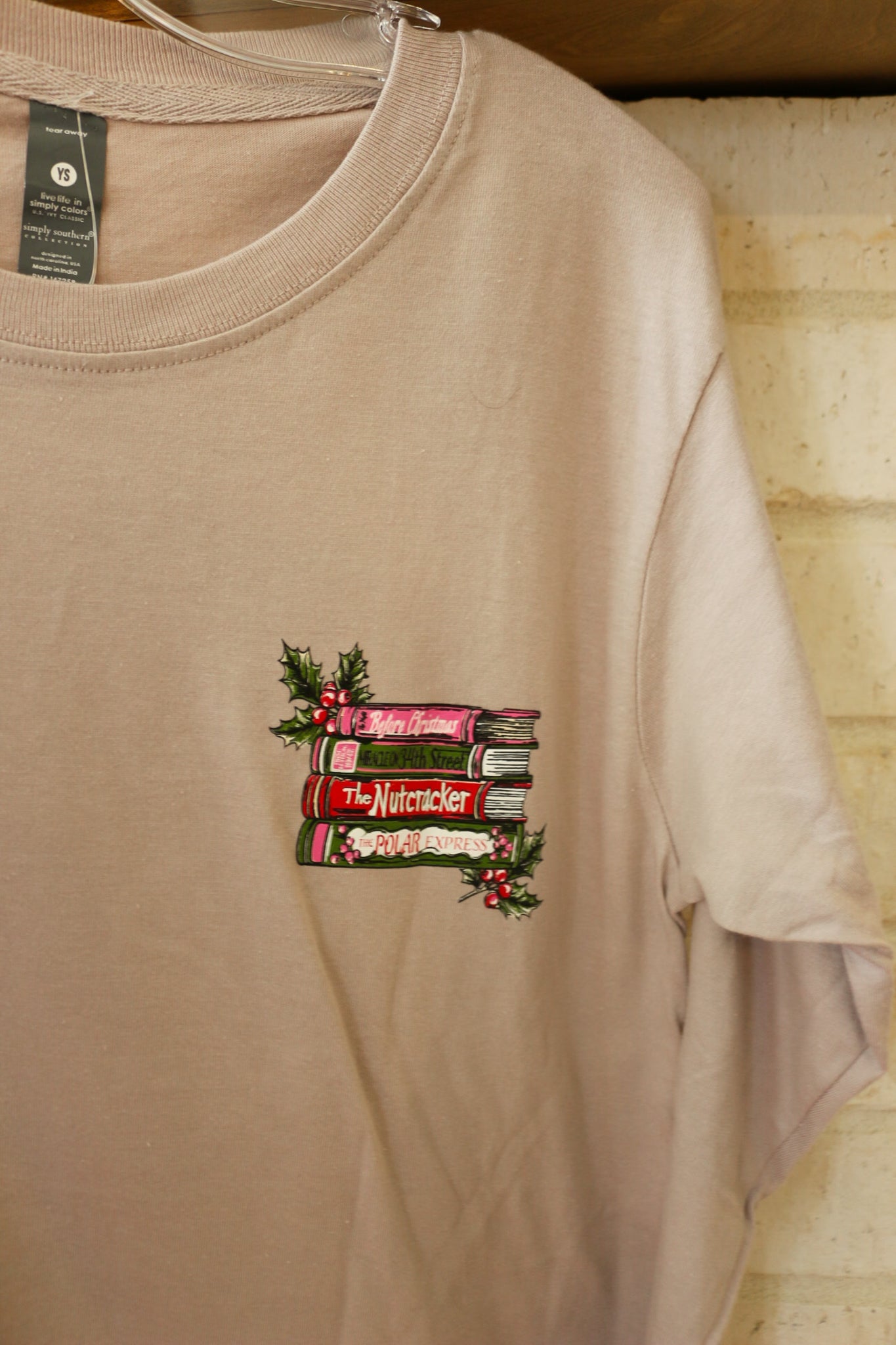 Youth Driftwood Grey Books Graphic Tee