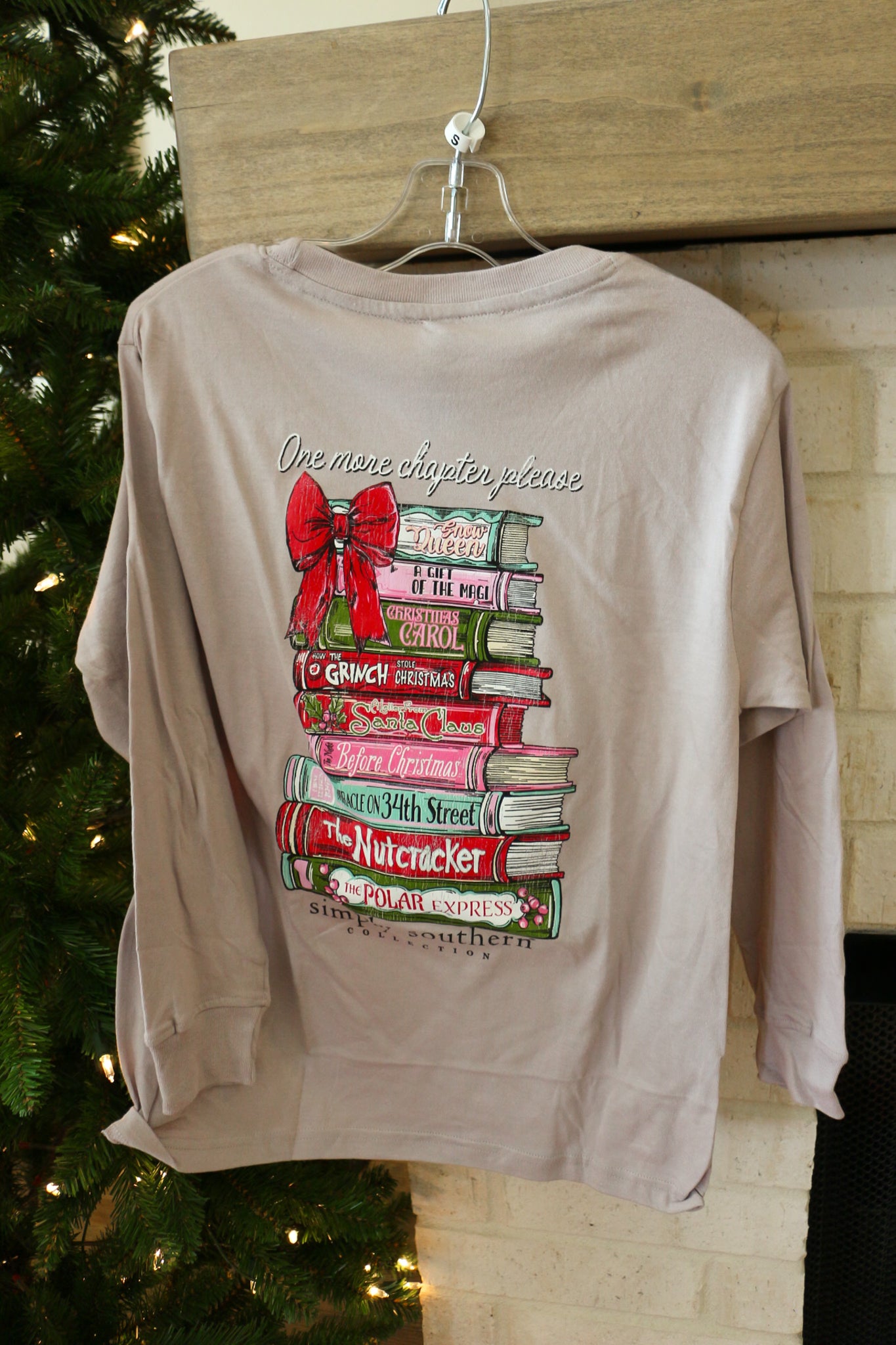 Youth Driftwood Grey Books Graphic Tee