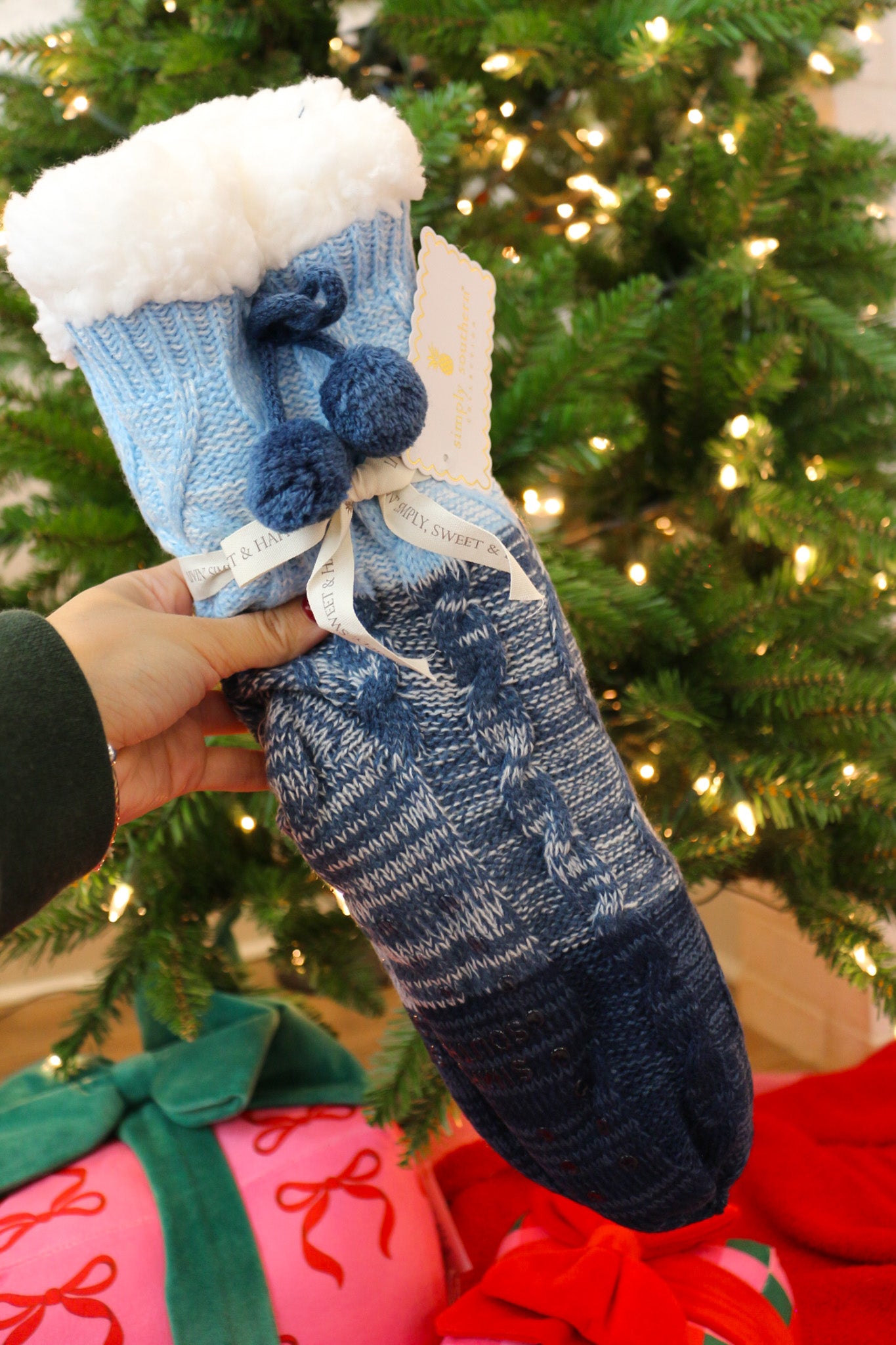 Camper Tall Grip Socks -8 Colors