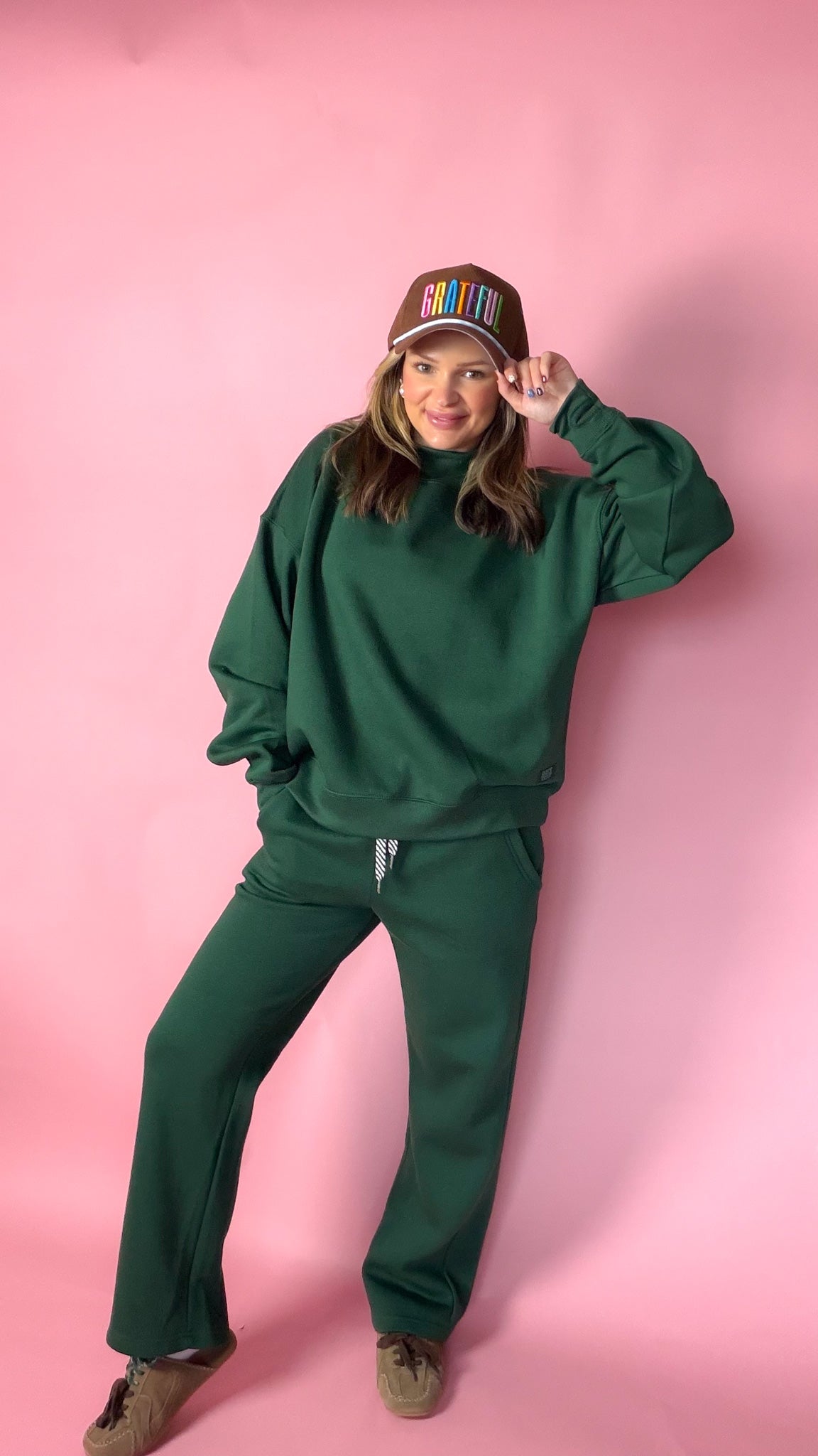 Women's Royce Roberta Baggy Fleece Lounge Pant -4 Colors