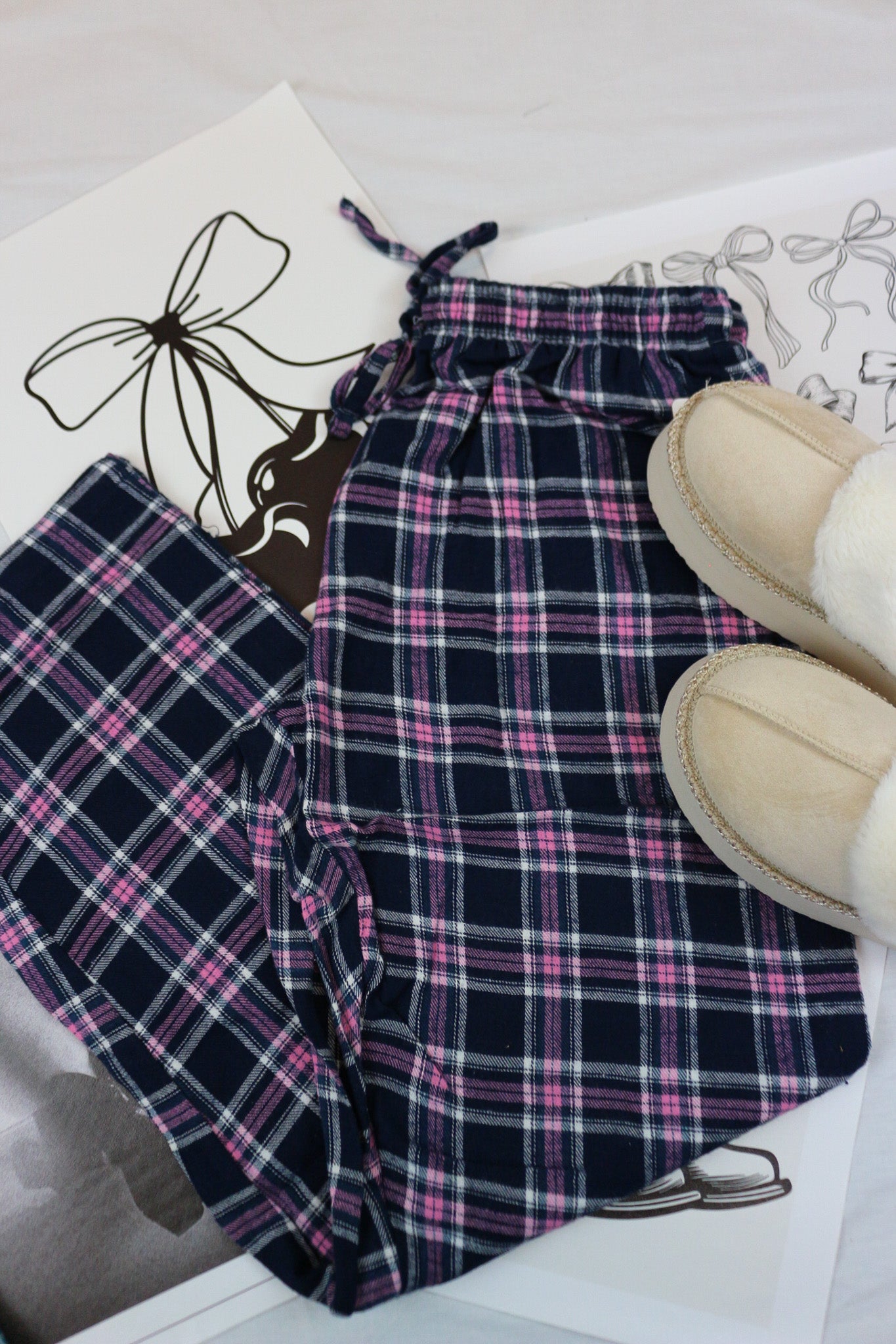 Womens Plaid PJ Pants