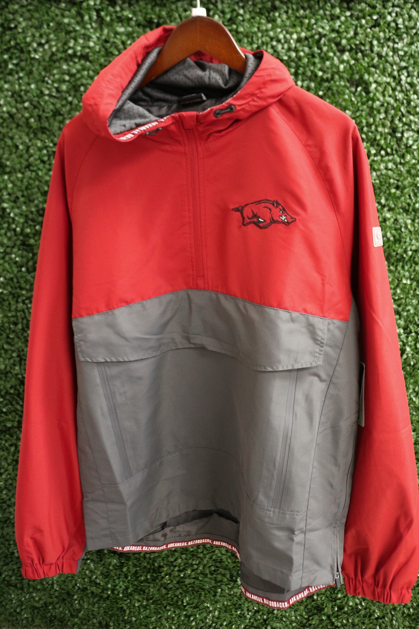 Anorak Men's Arkansas Razorback Pullover