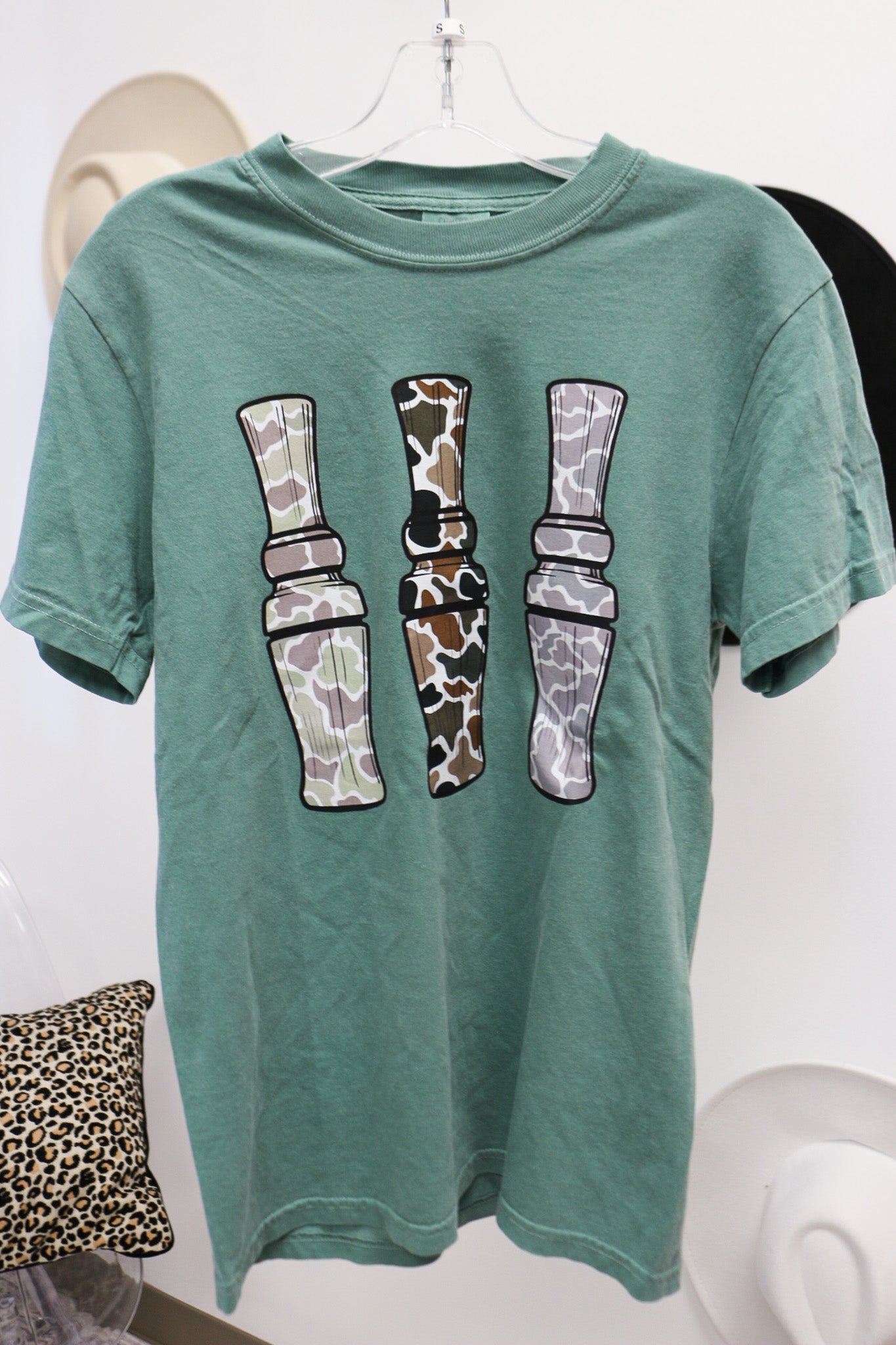 Camo Duck Call Green Tee