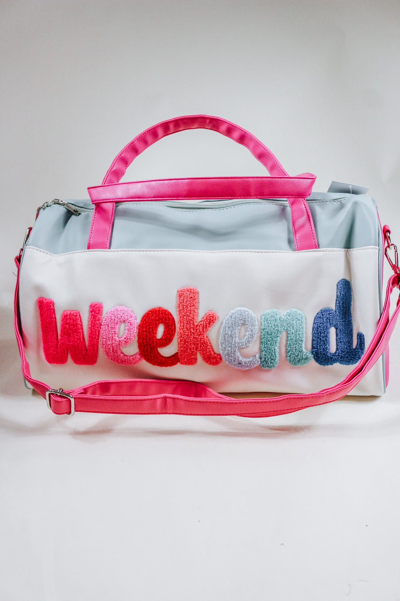 Weekend Embroidery Duffel Bag