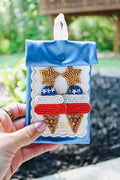 Beaded Usa Earrings