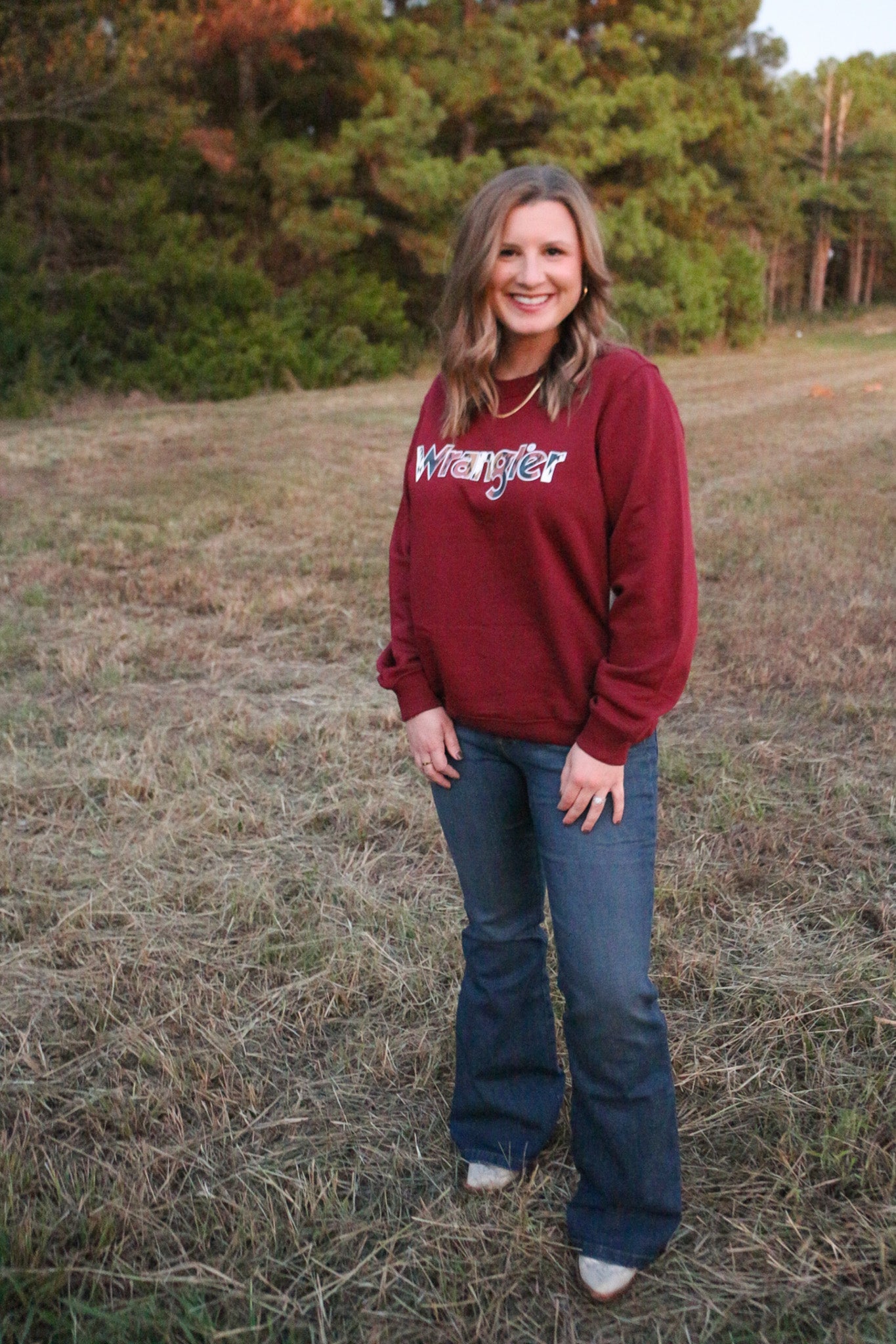 Women's Wrangler Cabernet Graphic Crew Sweatshirt