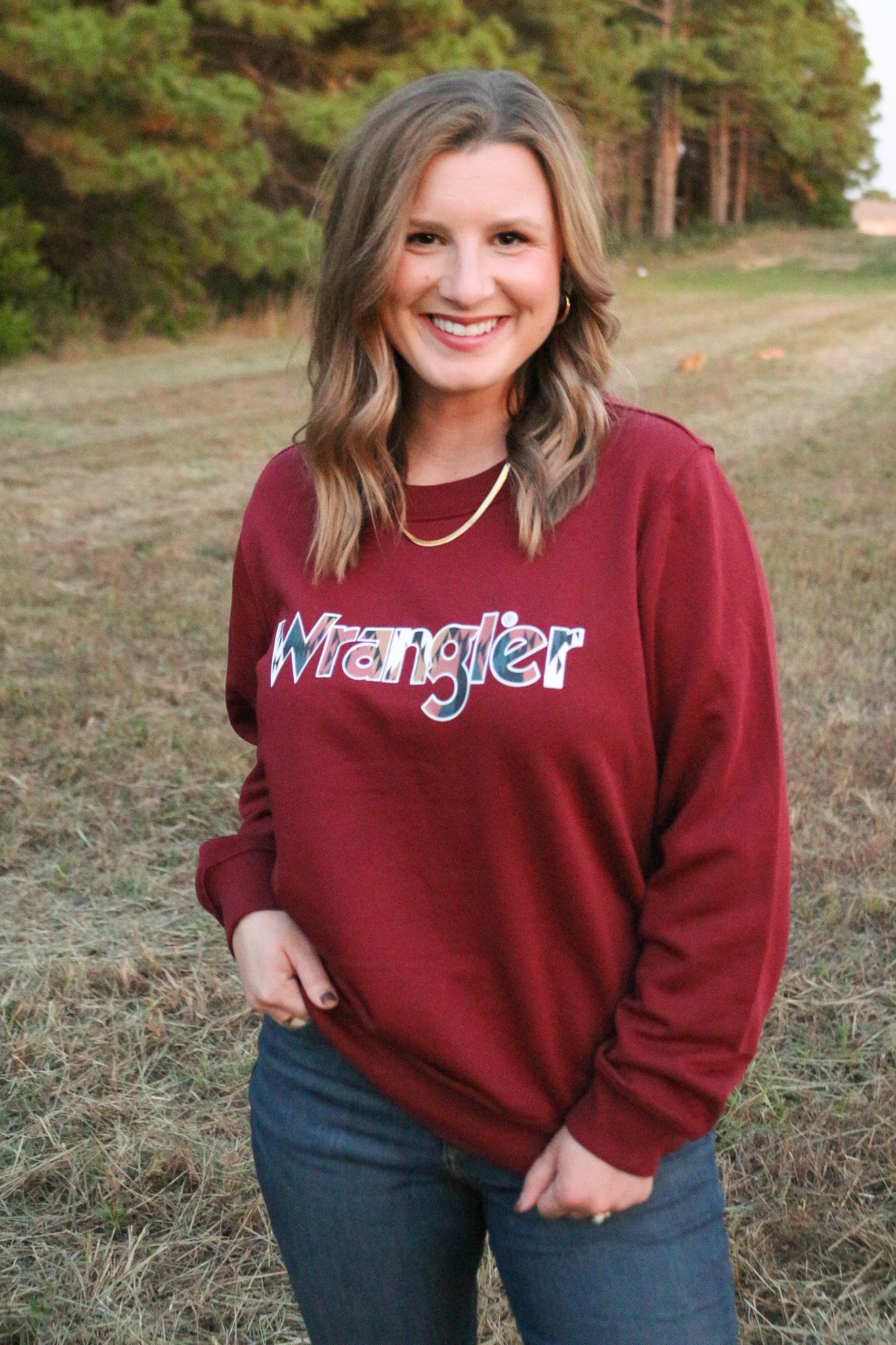 Women's Wrangler Cabernet Graphic Crew Sweatshirt