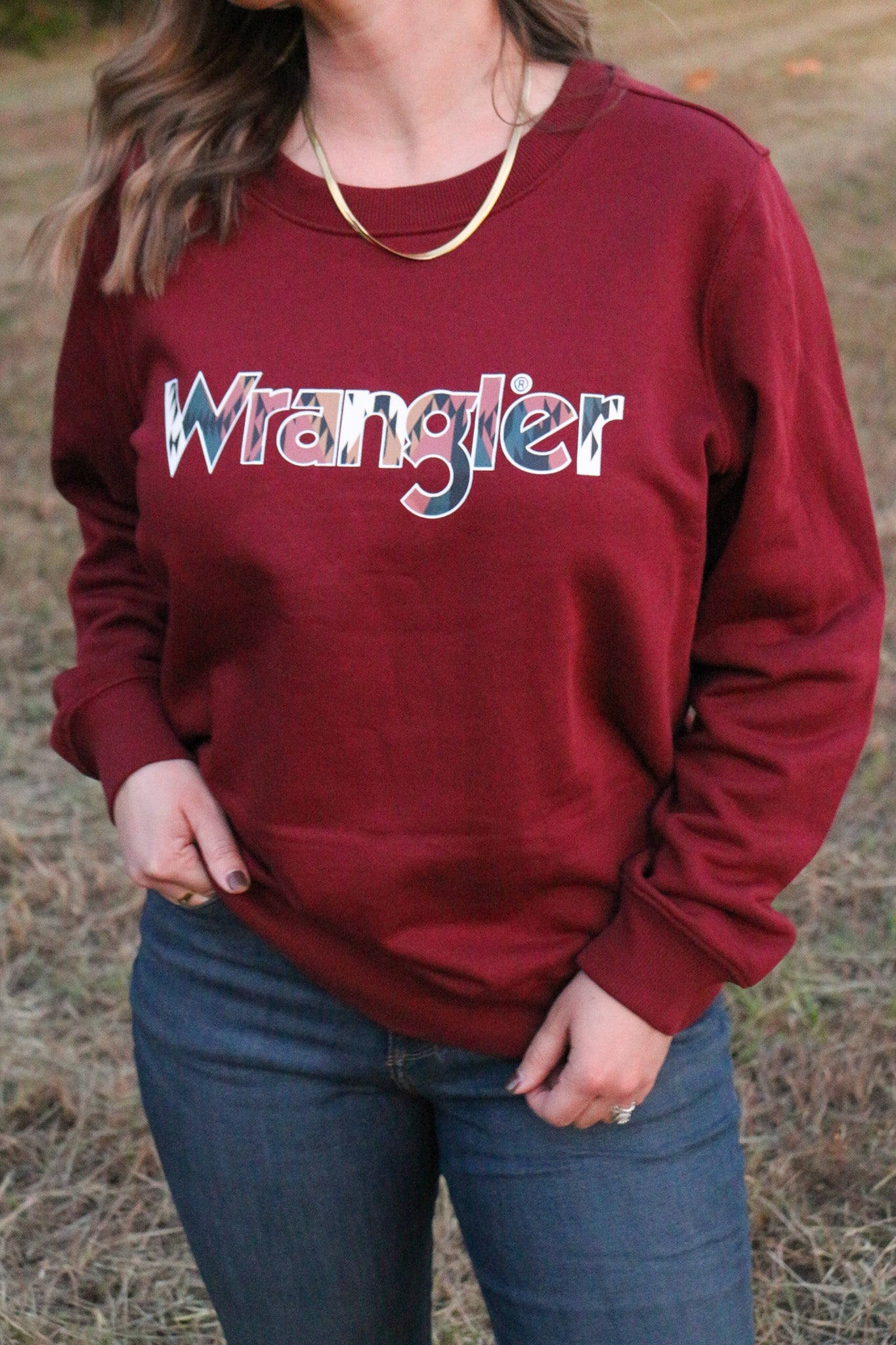 Women's Wrangler Cabernet Graphic Crew Sweatshirt
