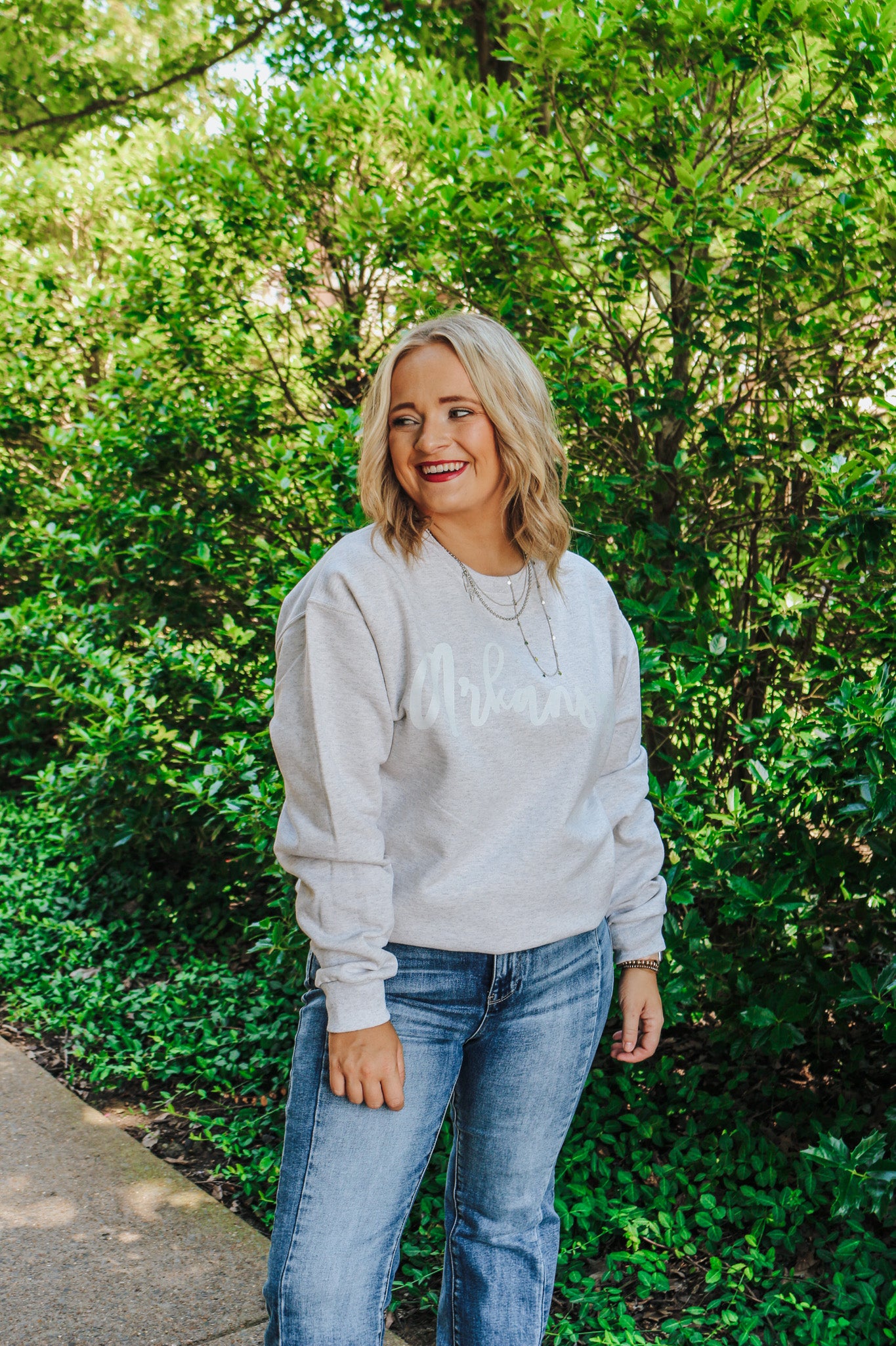 Arkansas Oatmeal Grey Sweatshirt