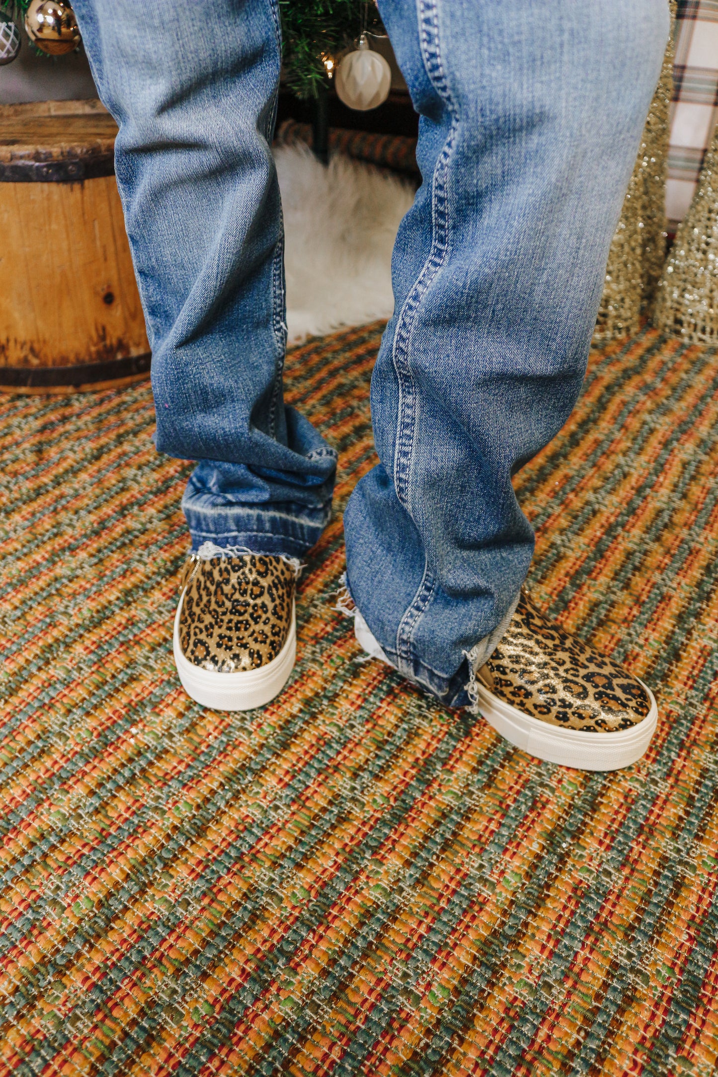 Mia Kids Andraya Leopard Slip on Shoe