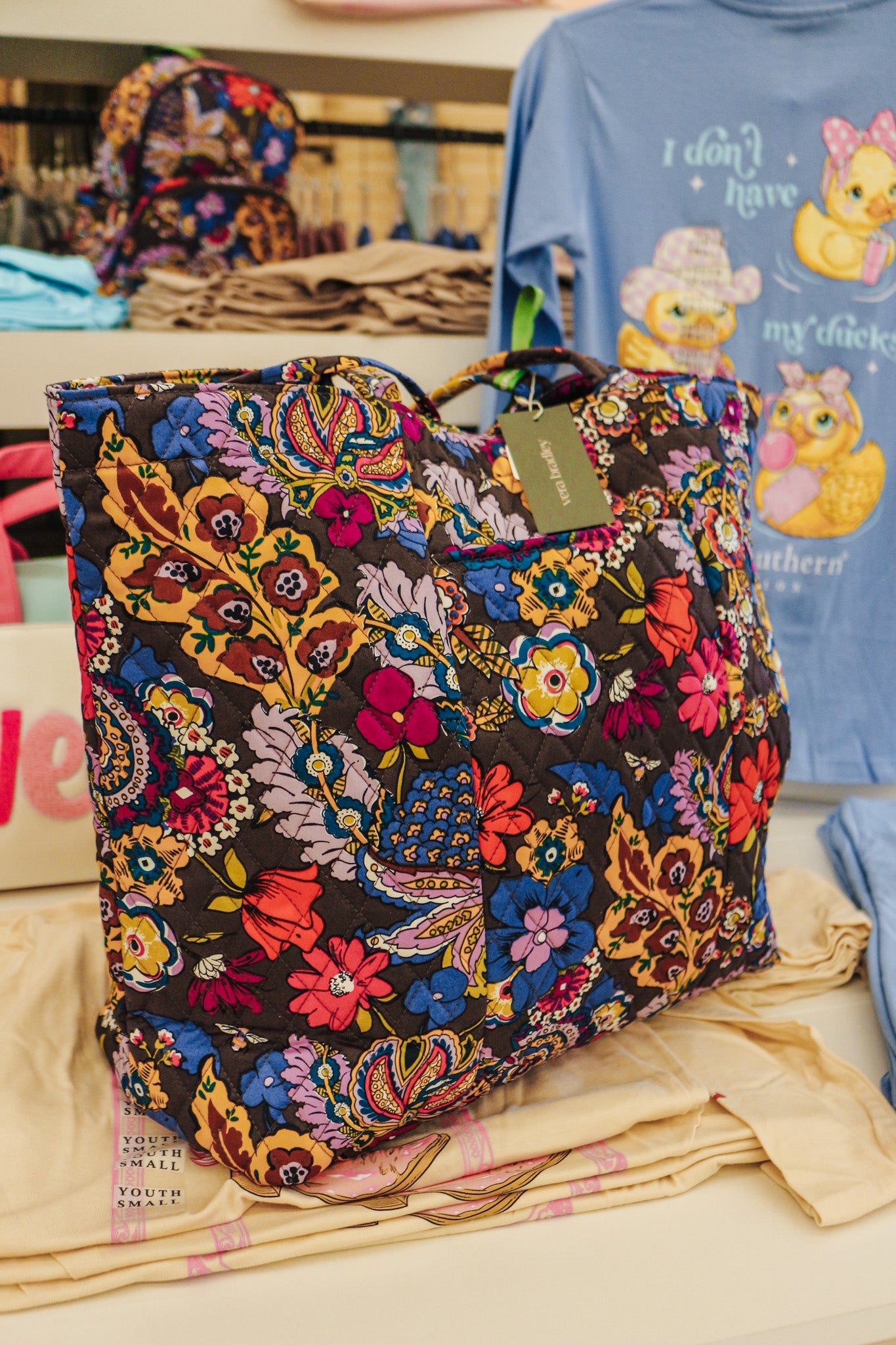 Colorful Bouquet Vera Bradley Tote Bag