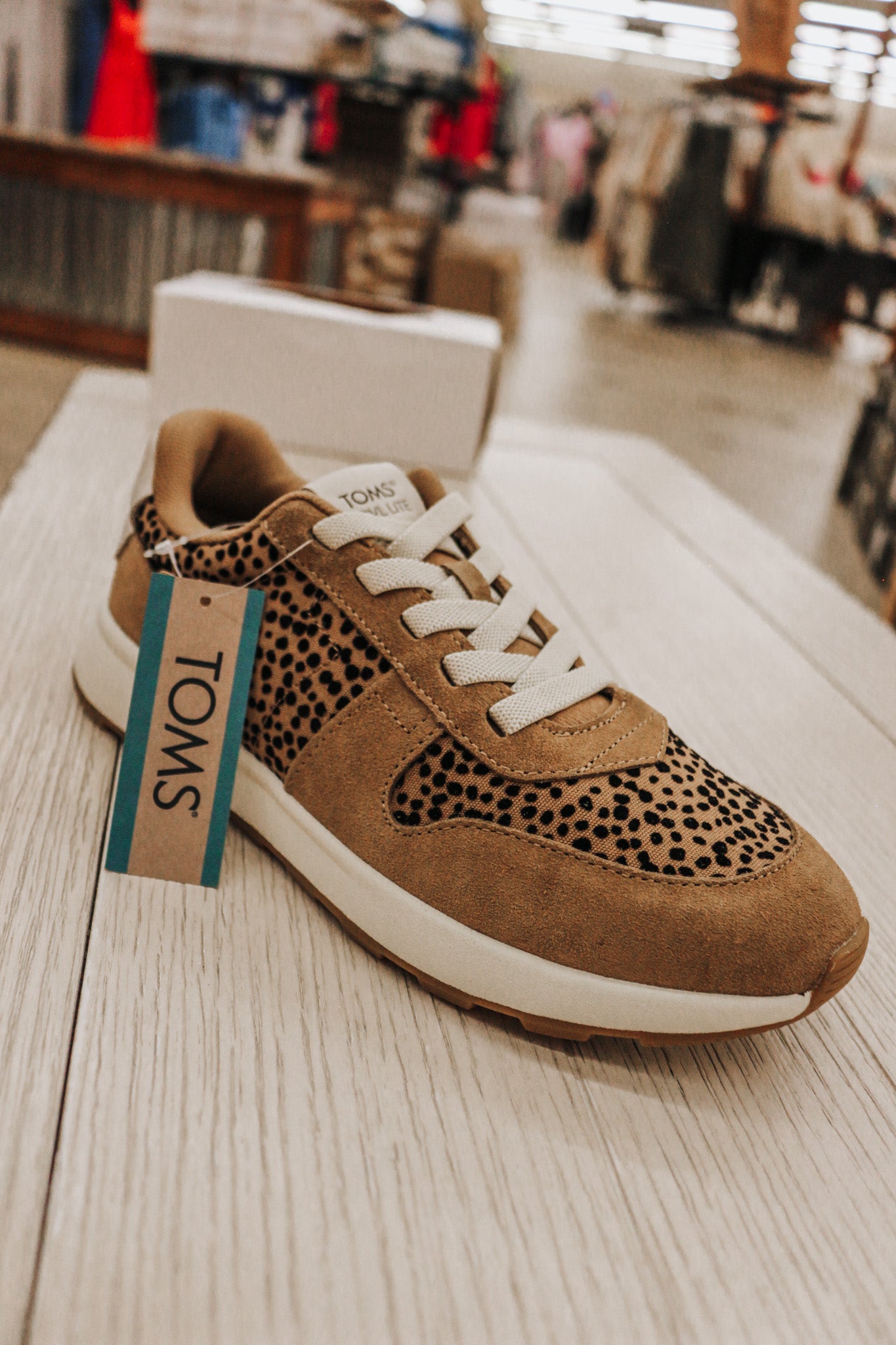 Retro Runner Cheetah Water Repellent Sneaker By Toms