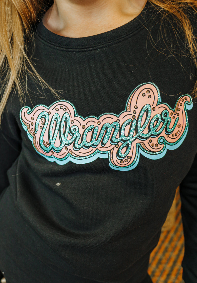 Wrangler Black Youth girls Sweatshirt