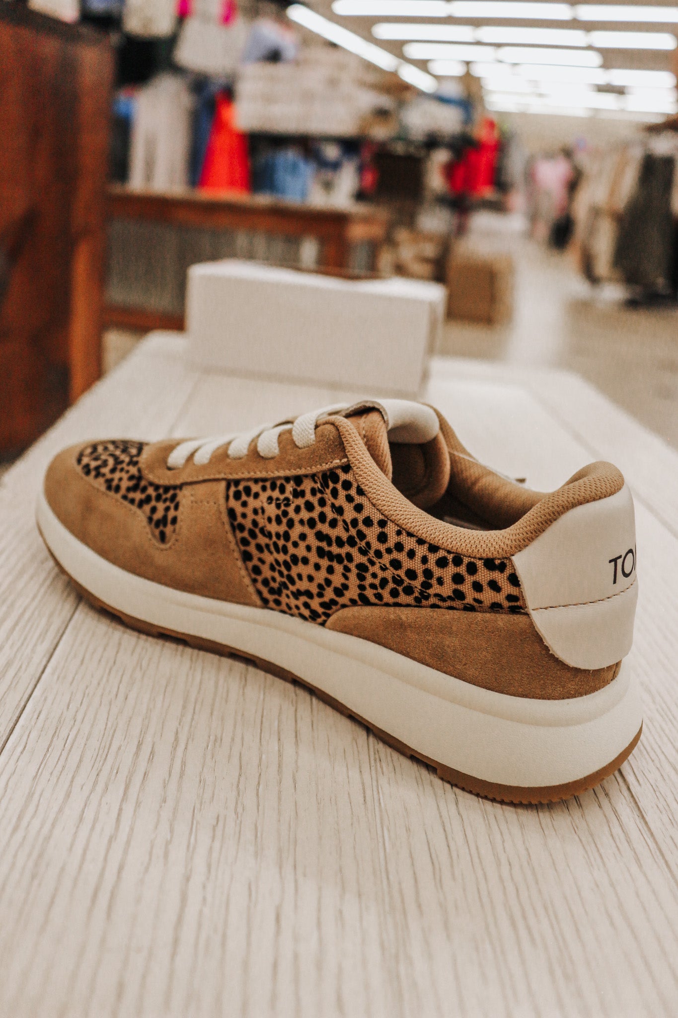 Retro Runner Cheetah Water Repellent Sneaker By Toms