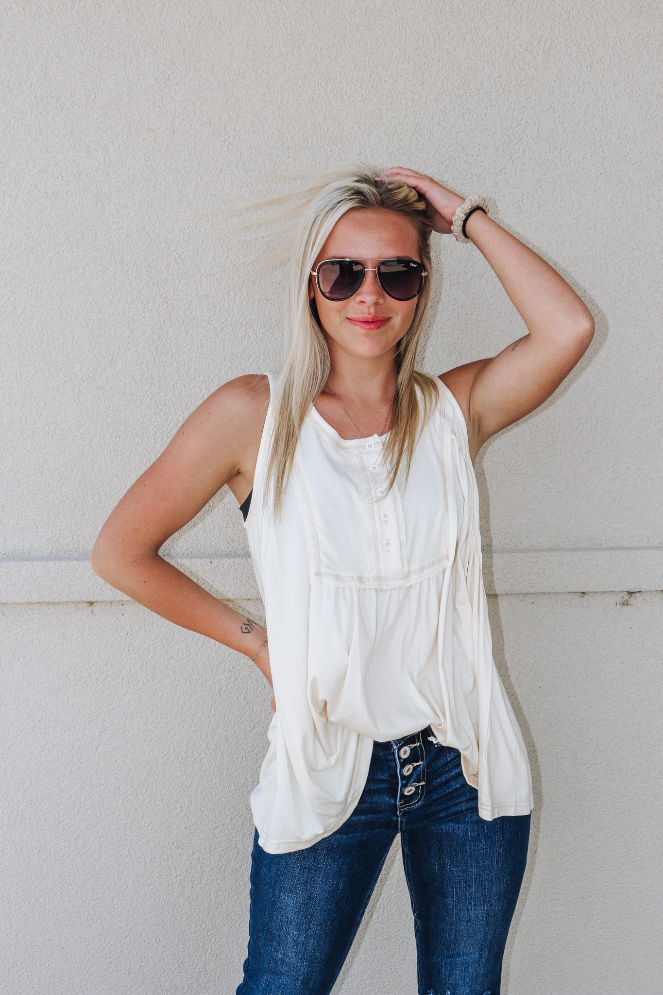 Summer Muse Vanilla Tank