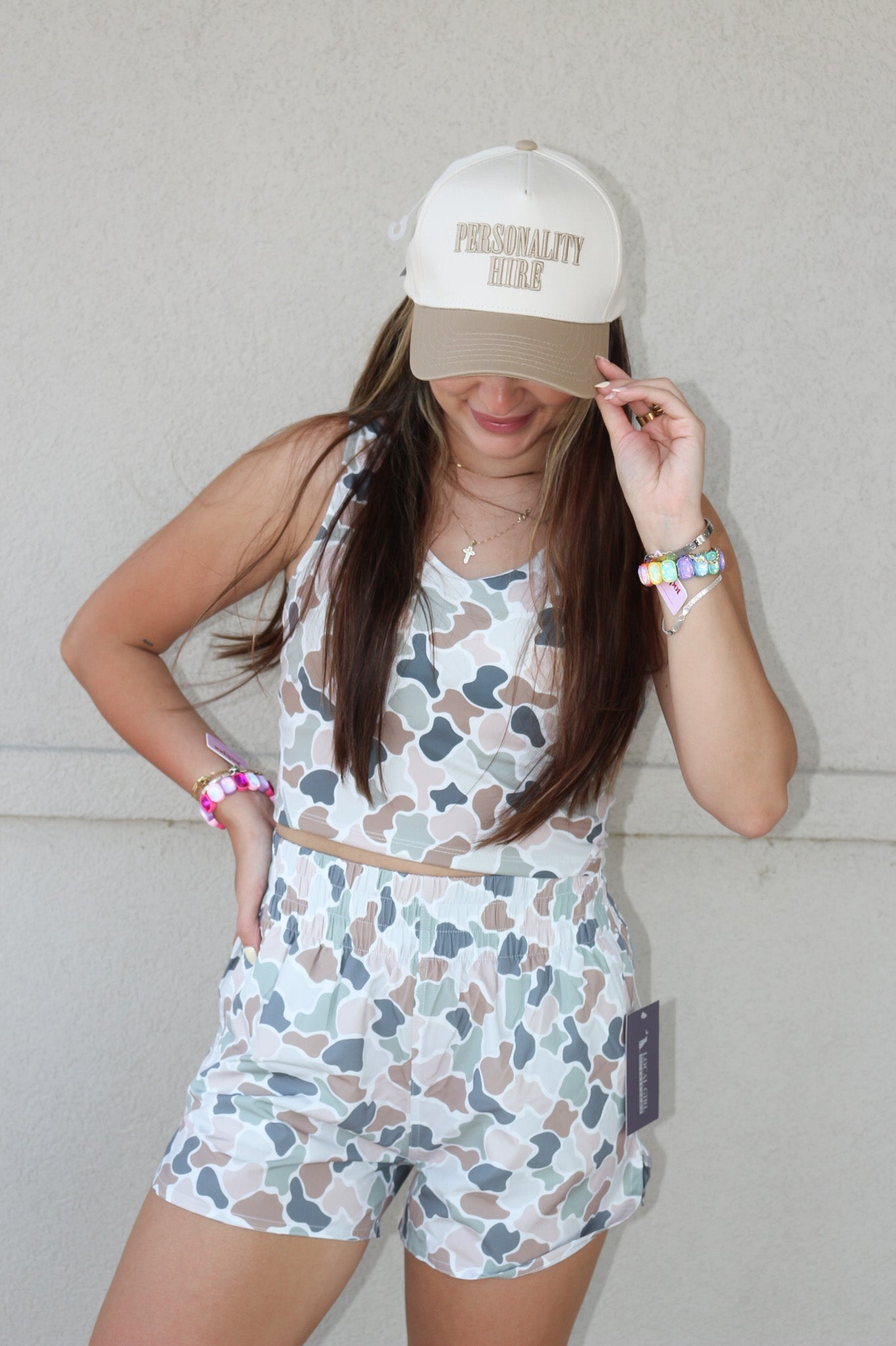 Local Girl high-waisted volley shorts, shown in one of several available colors