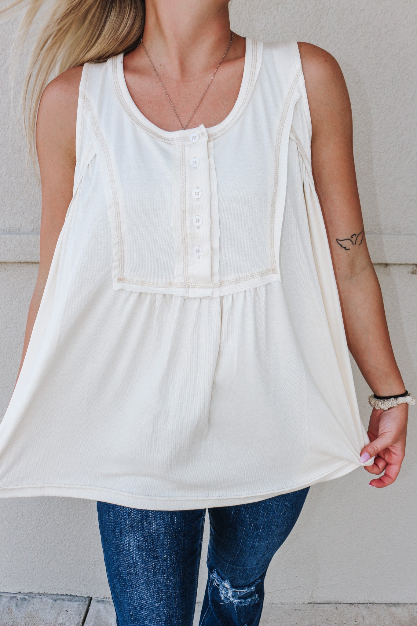 Summer Muse Vanilla Tank