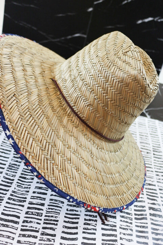 Patriotic Straw Hat