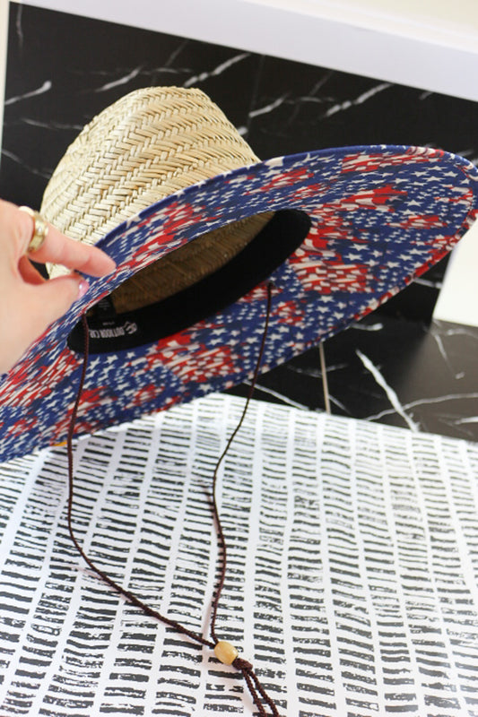 Patriotic Straw Hat