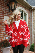 Put A Bow On It Sweater Cardigan