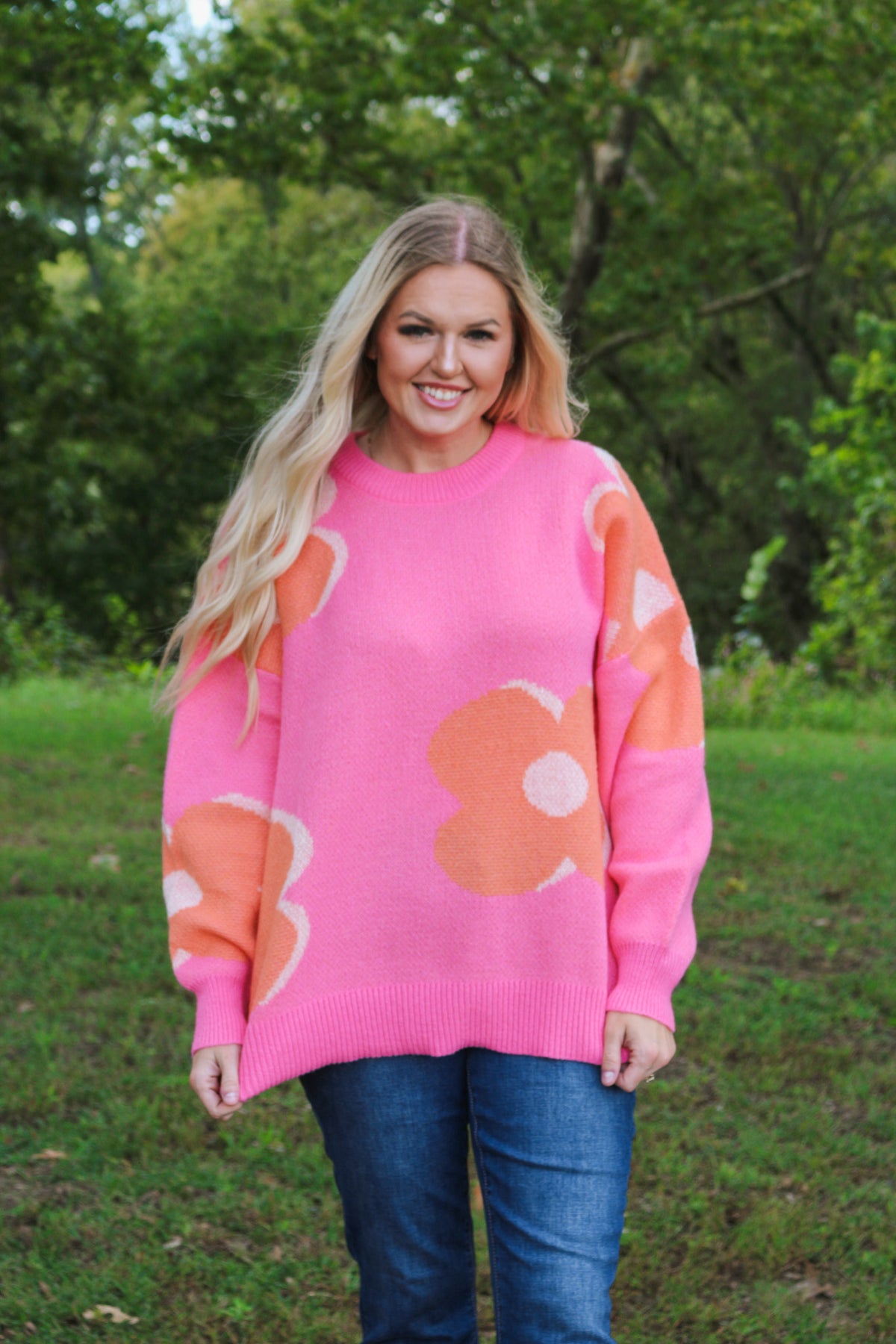 Garden Of Truths Jadie Floral Sweater