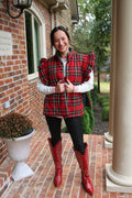 Jefferies Plaid Quilted Reversible Vest