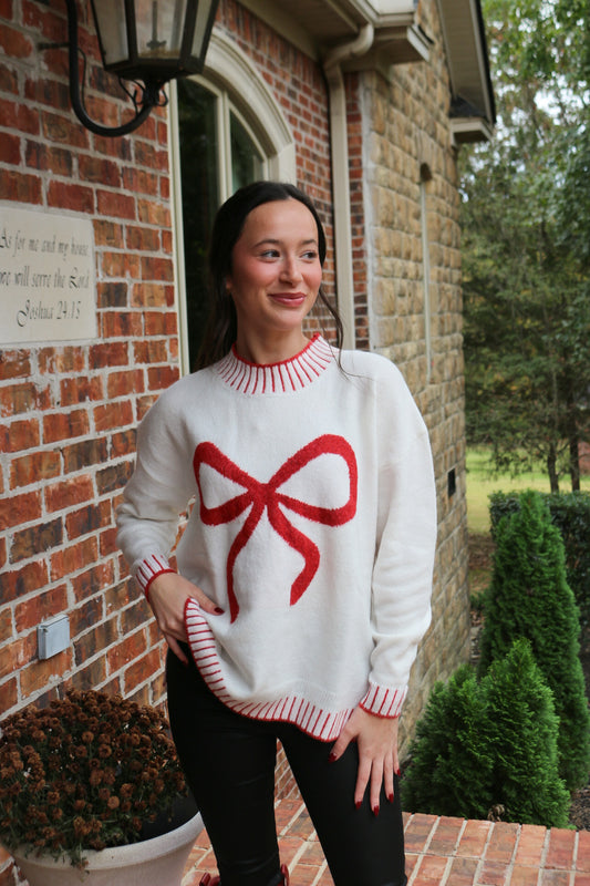 Restless Heart Wilder Bow Sweater - 2 Colors