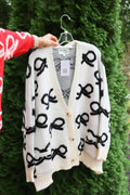 Put A Bow On It Sweater Cardigan