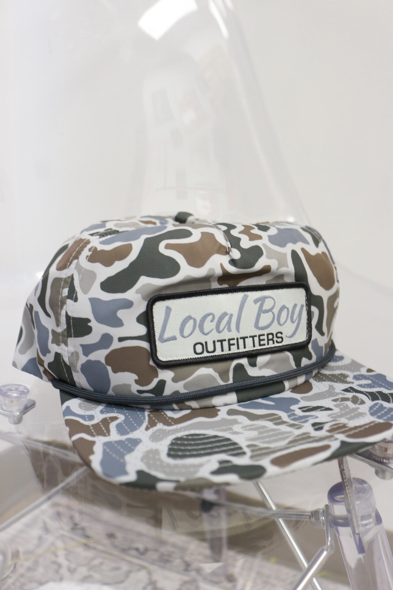 Local Boy Local Insignia rope hat, shown in one of two available colors