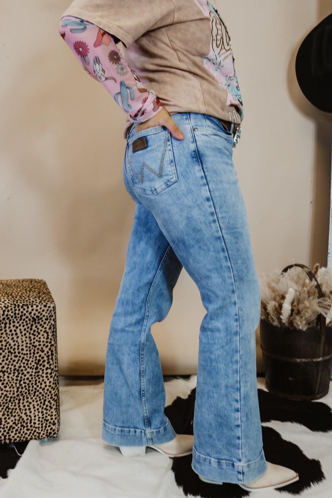 Wrangler Retro Mae Wide Leg Trouser Jean