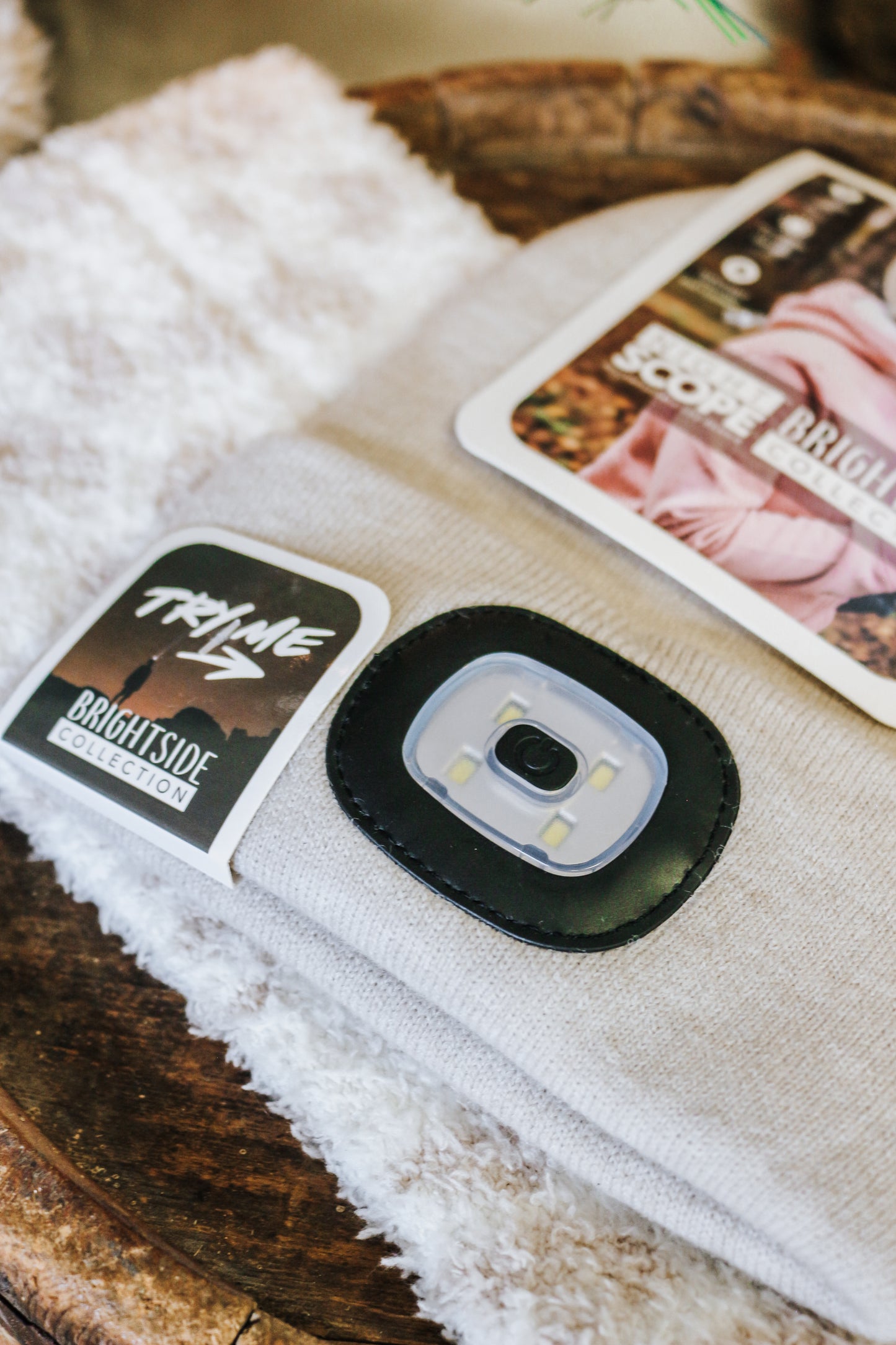 Oatmeal Night Scope Brightside Rechargeable Led Beanie