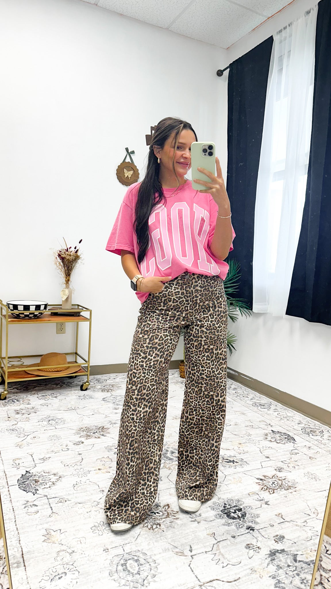 Pink Hogs Puff Graphic Tee