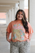 Dreamer In Paradise Oversized Graphic Tee