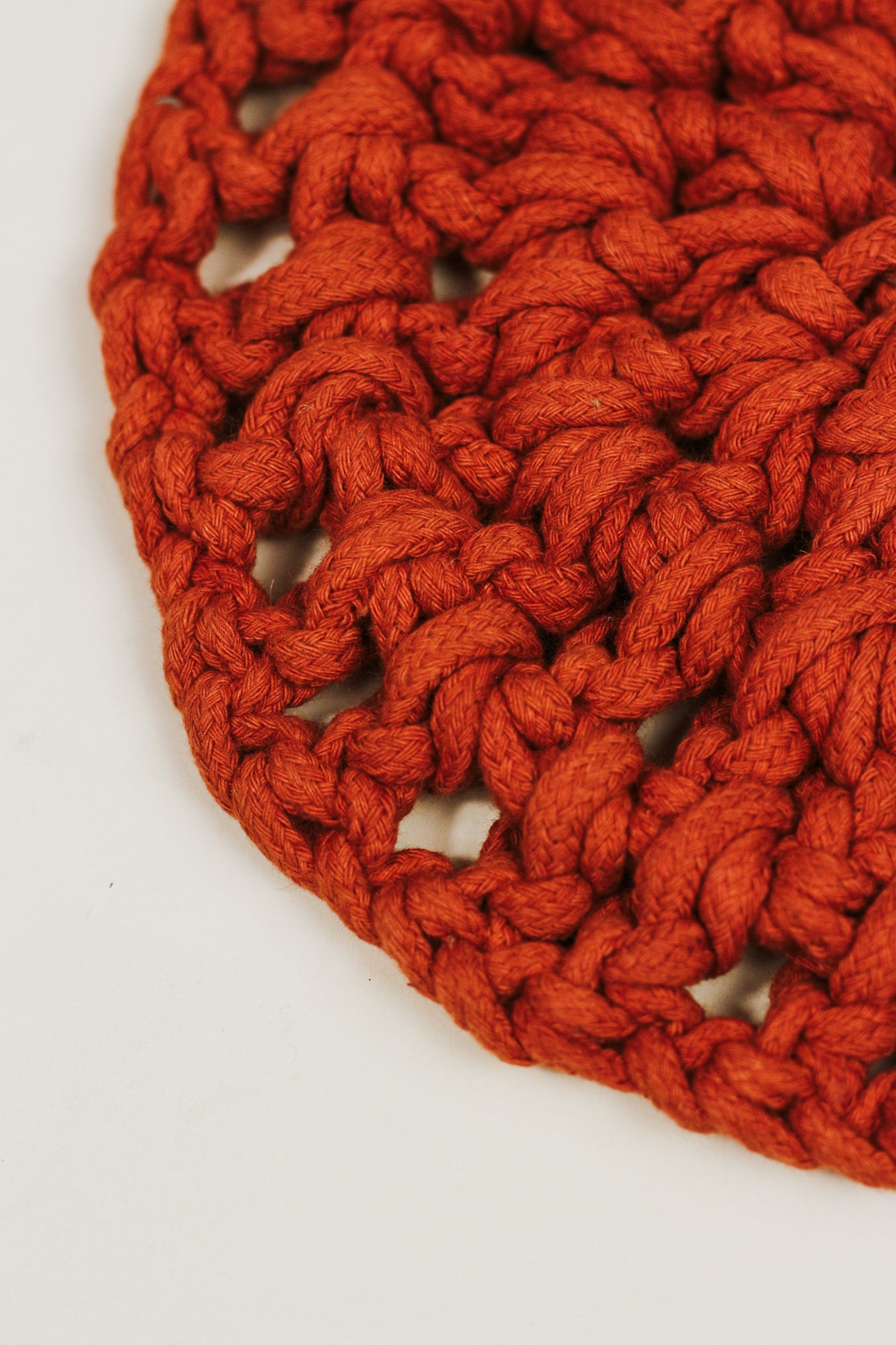 Terracotta Knotted Trivet