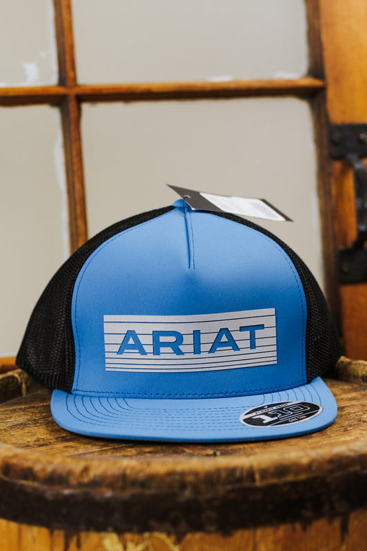 Blue & Black Mens Ariat Hat