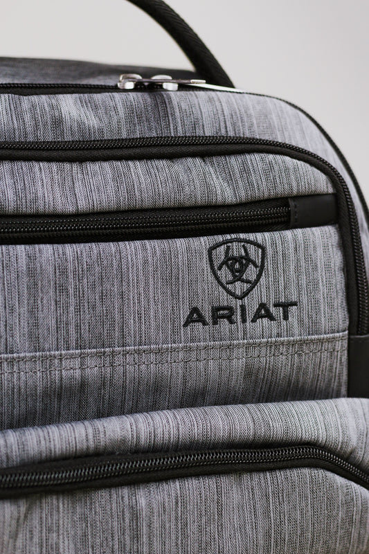 Ariat Gray Canvas Adjustable Strap Backpack