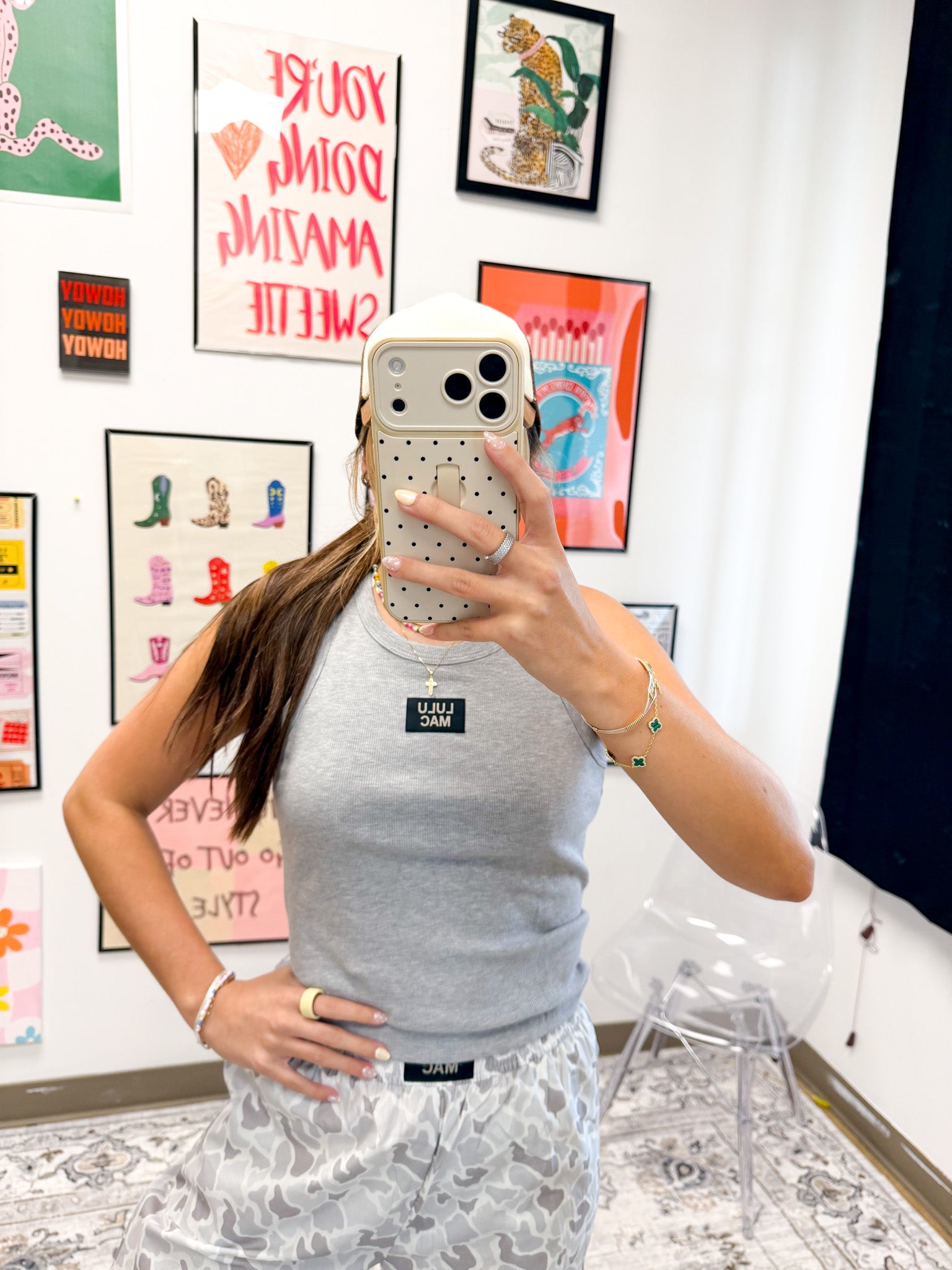Lulu Mac OG tank top, shown in one of several available colors