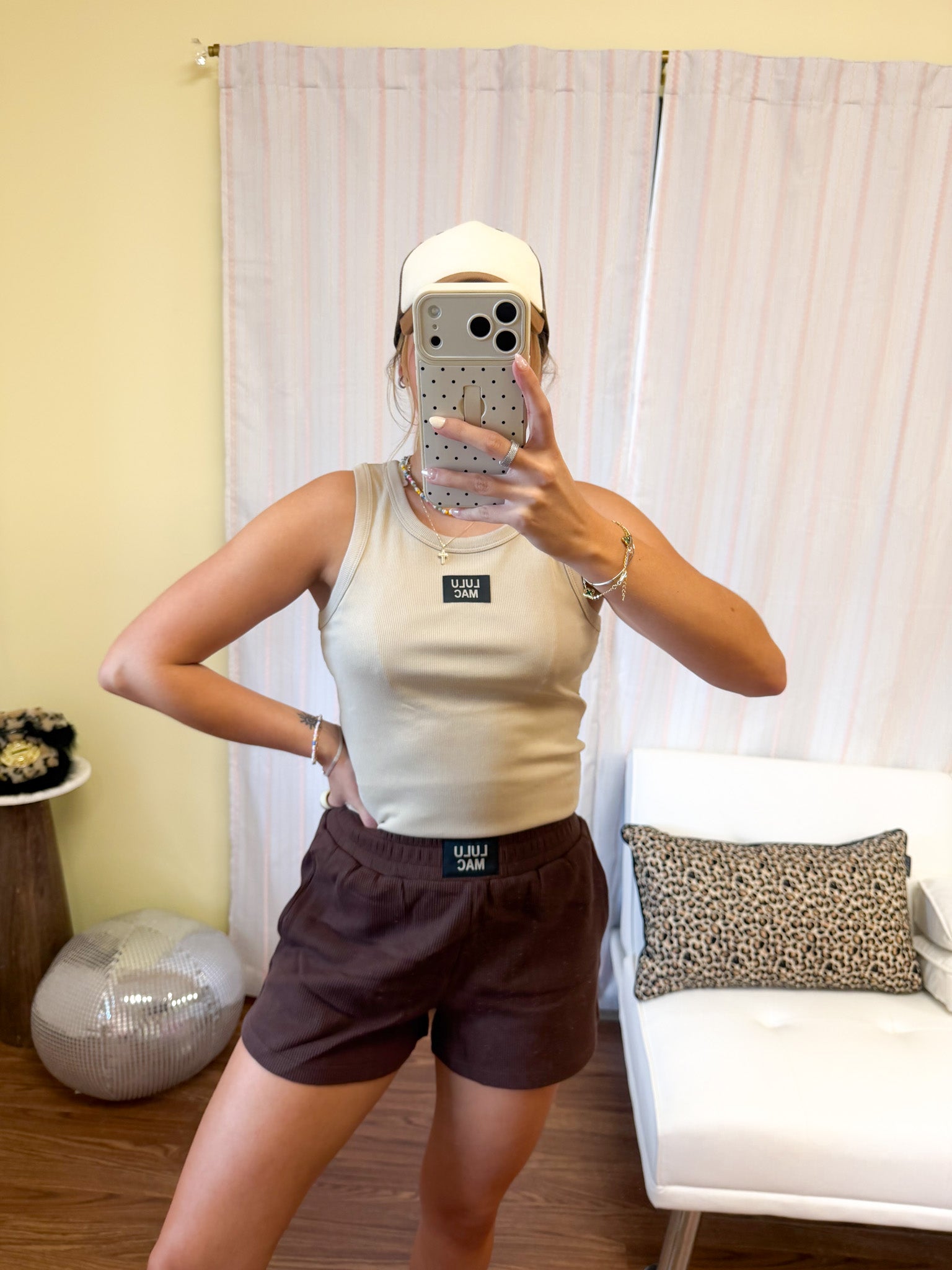 Lulu Mac OG tank top, shown in one of several available colors