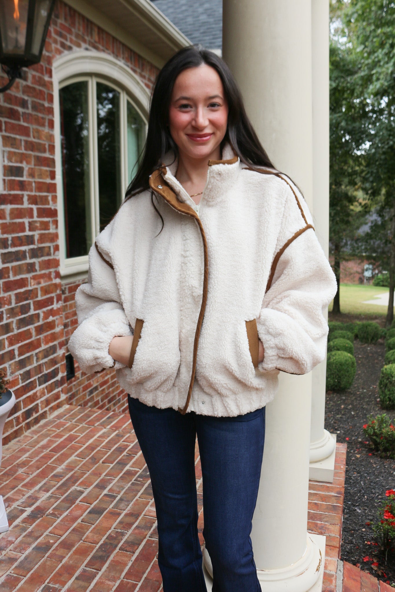 Things Unsaid Sherpa Bomber Jacket -2 Colors