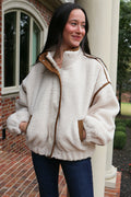 Things Unsaid Sherpa Bomber Jacket