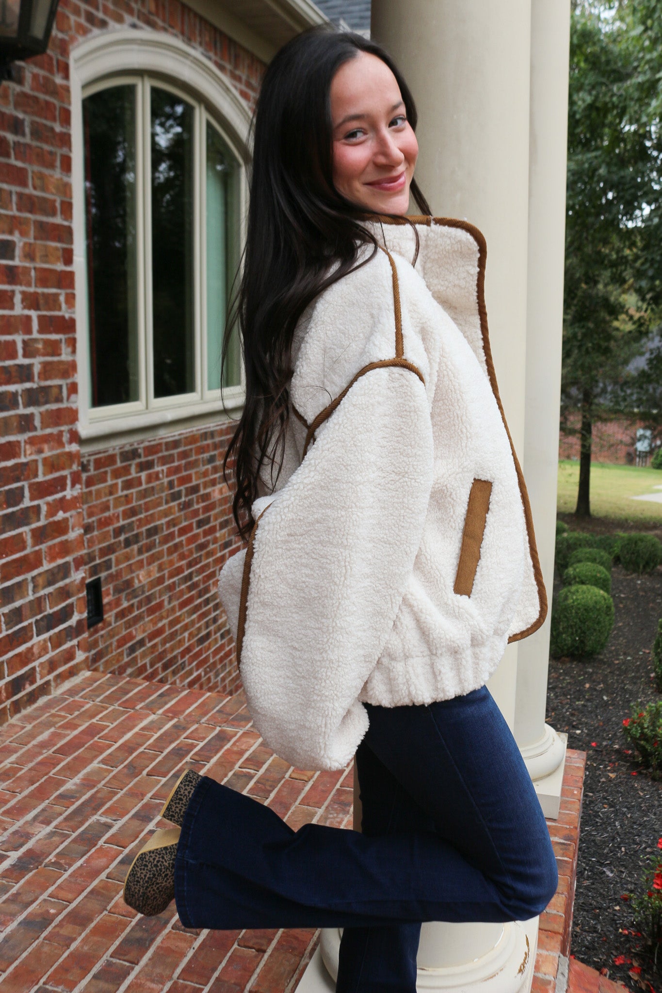 Things Unsaid Sherpa Bomber Jacket -2 Colors