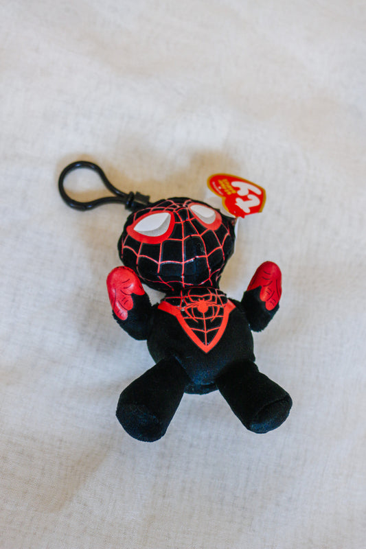 Keychain Miles Morales Spider Man Beanie Baby