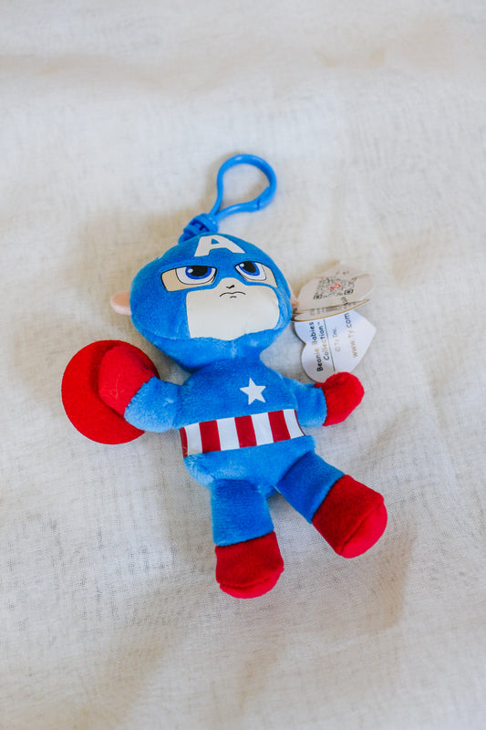 Keychain Captain America Beanie Baby