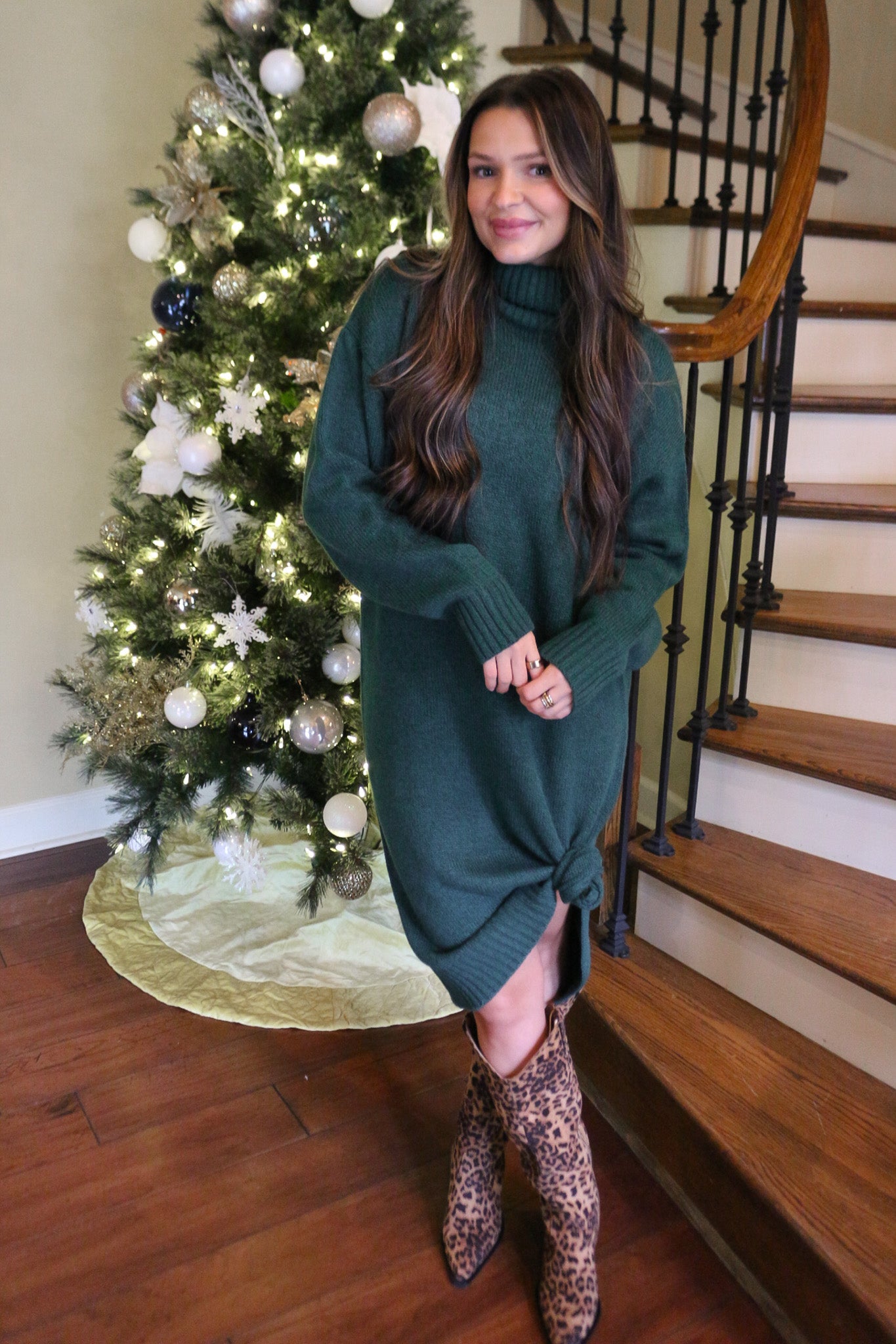 Making Plans Sweater Dress