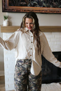 Add A Little Joy Stripe Oversized Top
