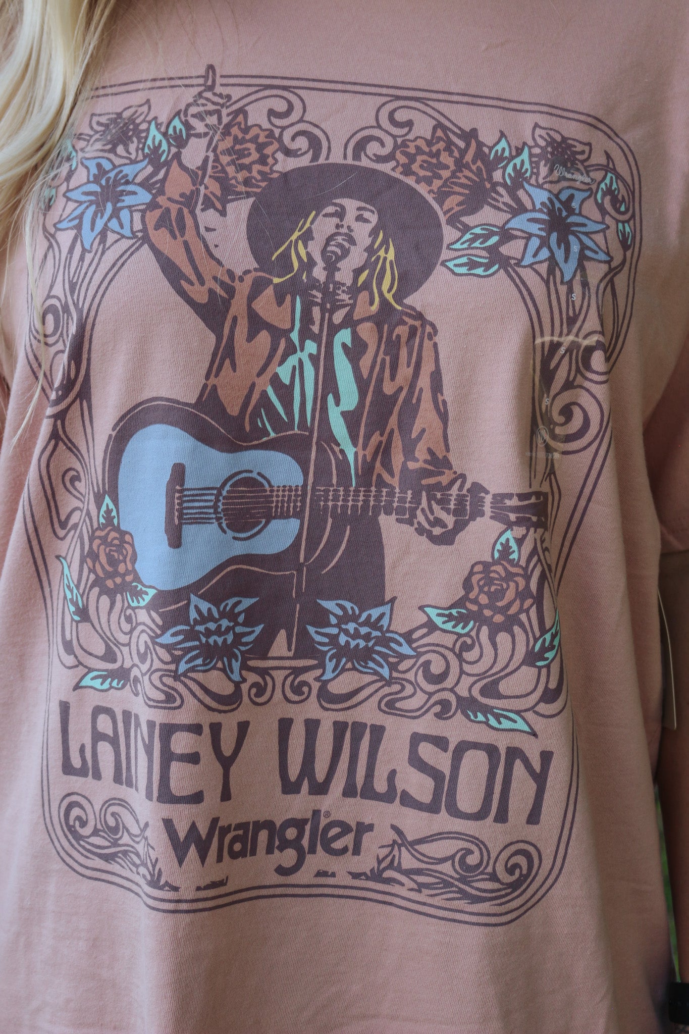 Wrangler X Lainey Wilson Pink Graphic Tee