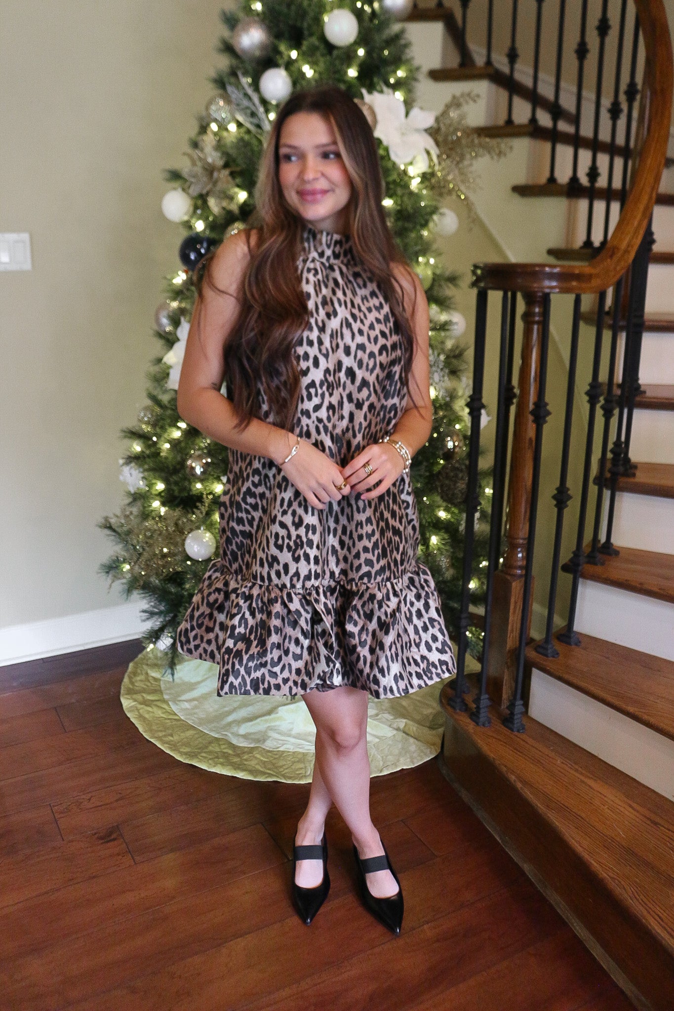 Purely Sleek Leopard Sleeveless Dress