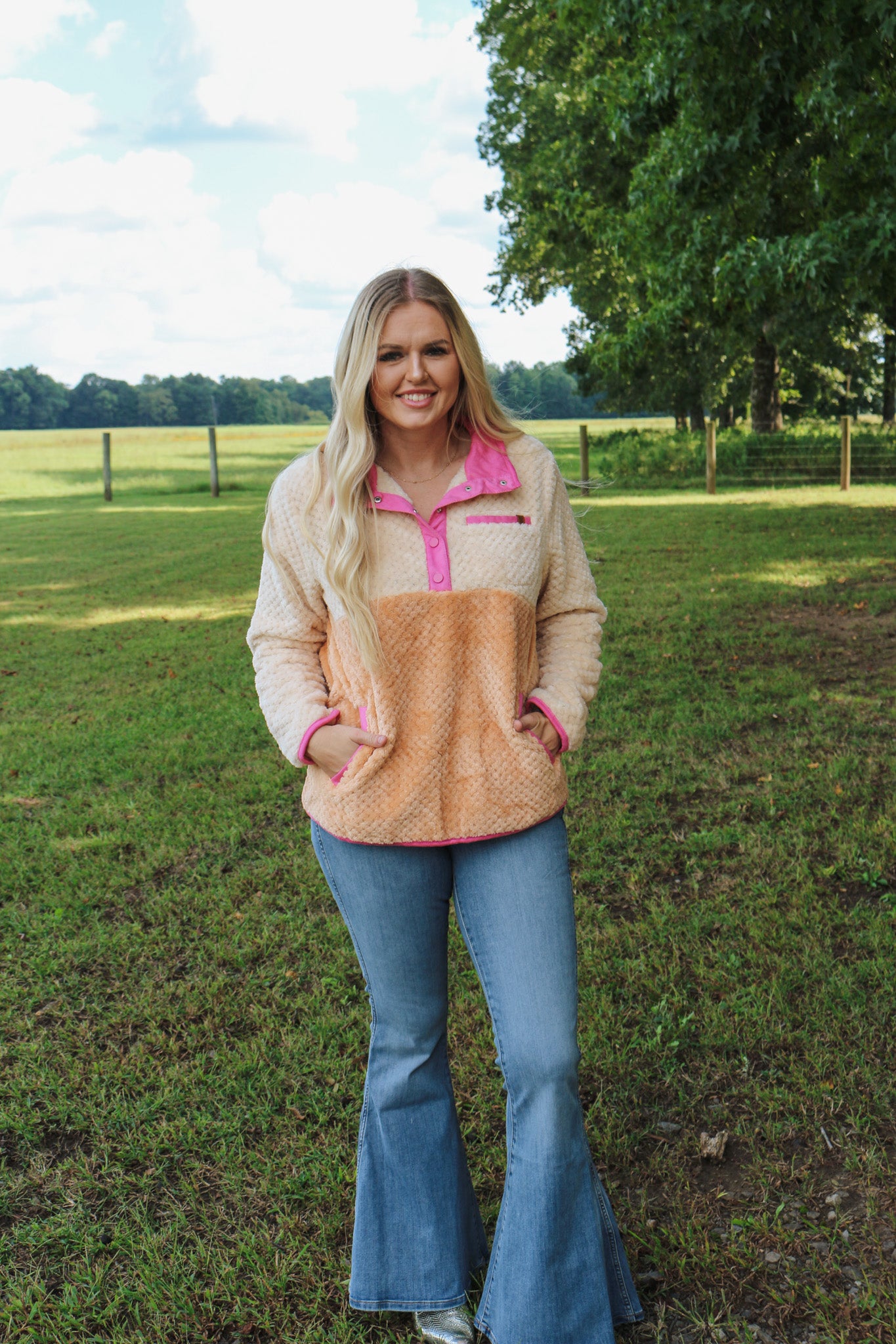 Womens Honey Cream Pullover